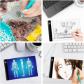A4 LED Light Board, Dimmable Brightness USB Power crafts Light Table. 