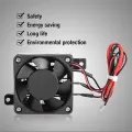 1 Piece Thermostatic Ceramics Fast Heating Air Dehumidification DC Fan Heater PTC Fan Heater DIY Accessories (24V 200W). 