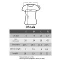 Trending Fashion Korean Style Baggy Purple Color Oh La La Top Loose-Fitting / Over-Sized Baggy T Shirt Single Jersey Cotton Fabric 180-190 Gsm Tops Casual Loose Fit Office Wear T-Shirt /Tshirt/ Blouse For Women/ Fitted Ladies / Girls In S, M, L, Xl Sizes. 