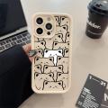 Cute White Bear Case Phone Case for Samsung Galaxy A54 A55 A34 A35 A53 A52 5G A31 A51 A32 A03 A05 A05S A12 A13 A14 A24 A33 Cover. 