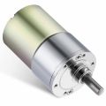 DC 12V 30RPM Gear Motor High Torque Electric Mini Speed Reduction Geared Motor Eccentric Output Shaft 37mm Gearbox. 