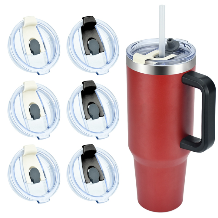 BRADOO%202Pcs%20Lid%20Replacement%20for%2040oz%20Tumbler%20with%20Handle,%20Cup%20Lids%20Cup%20Accessories%20Mug%20Bottles%20Lid%20Creamy%20White%20-%20Image%204