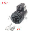 1 Set 3 Hole 90980-11491 Auto Starter Alternator Plug For Mitsubishi Car High Current Waterproof Wire Socket 90980-10341. 