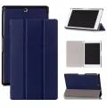 Tri-Folding PU Leather Magnetic Case for SONY Xperia Z3 Tablet Compact SGP611 SGP612 SGP621 SGP641 Smart Cover Auto Wake-Sleep. 
