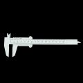0-80mm/150mm 0.5mm Vernier Caliper Double  Scale Plastic Vernier Caliper Measuring Student Mini Tool Ruler DIY Model Making-150mm gray. 