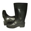 Gum Boot Safety Gumboots PVC Men Women Unisex Labor Shoes Waterproof Seal Boot Oil Seal Hard Use Breathable Slip Electric Welder Shoes Anti-Smashing Anti-Piercing - Site Shoes Safety Construction Boots Gumboots Gum Boots Safety Boots Black. 