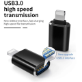 USB Type A OTG for iPhone/iPad, Compatible with iOS 13 and Later, USB Female Support Connect USB Flash Drive, Keyboard, Mouse, Suitable for Home Office. 