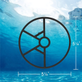 LKPCIGCXM Valve Spider Gasket Swimming Pool Sand Filter Spares Pool Diverter Valve for Hayward Vari Flo Diverter Spider Gasket. 