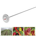 【WEJA】Garden Compost Temperature Monitor Probe Stainless Steel Soil Thermometer. 