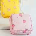 Unicorn Travel Tampon Pouch Flamingo Card Holder Bear Sundries Storage Coin Purse Cartoon Makeup Bag Sanitary Napkin Storage Bag. 