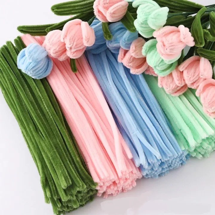 100%20Pcs%20%2030cm%20Quality%20Multi%20Color%20Pipe%20Cleaners%20for%20Craft%20Flowers%20Making%20-%20Image%203