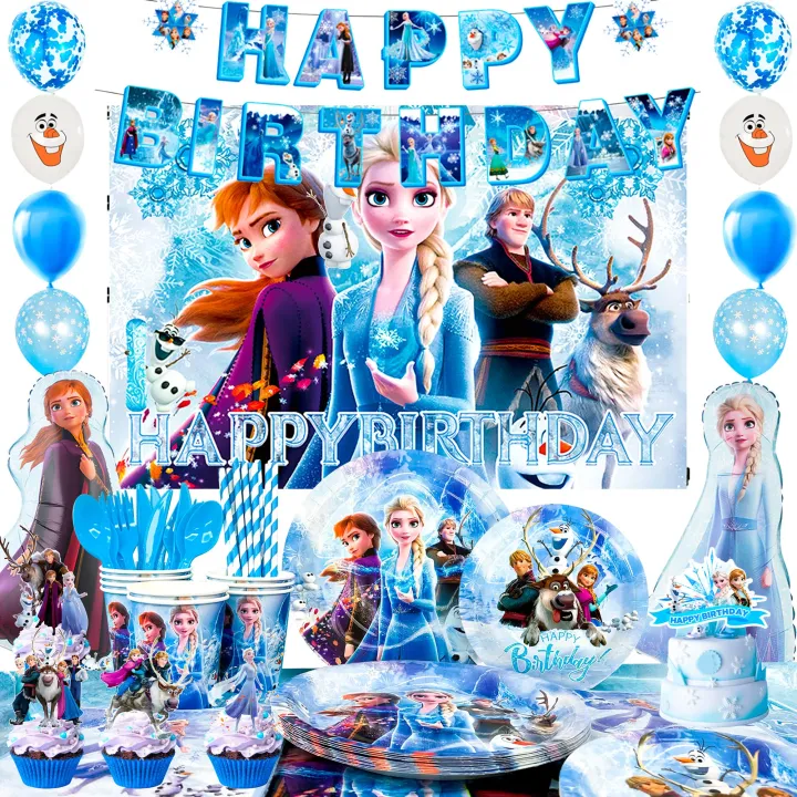 Elsa%20Frozen%20theme%20paper%20plate%2010%20paper%20cup%2010%20and%20Paper%20Serviette%2010%20Set%20-%20Image%203