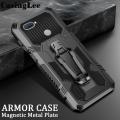 Casinglee For OPPO A12 Case Shockproof Armor Stand case with Metal Clip Back cover OPPO A12 Phone cases Car Mountaineering phone case. 