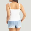 VYAYA Strappy Cami Top - White. 