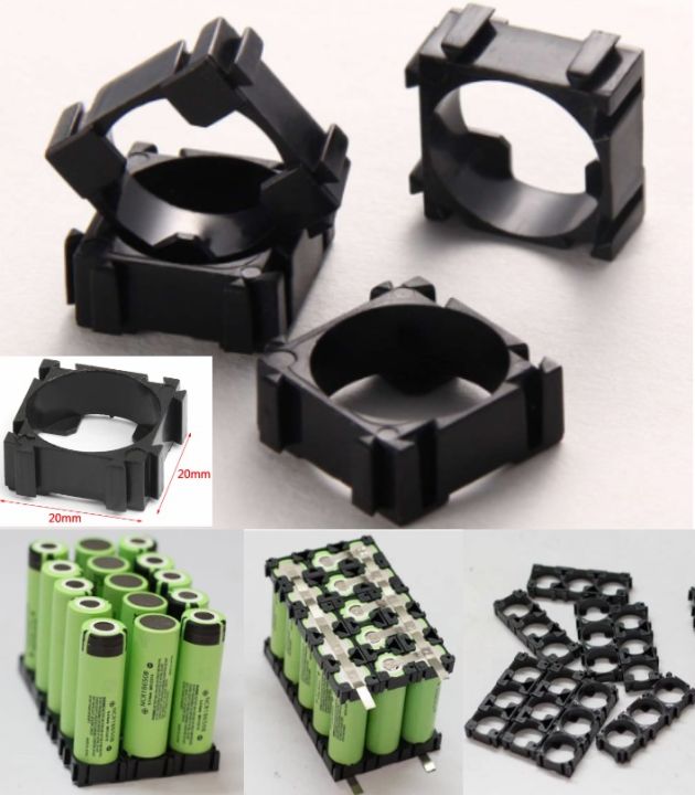 2/4/6/12/18/24/50/100Pcs%2018650%20Lithium%20Cell%20Cylindrical%20Case%20Battery%20Holder%20Bracket%20For%20Diy%20Pack%20-%20Image%202