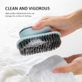 Handle Laundry Brush Washing Flexible Scrub Brush Soft Hair Cleaning Brushes Brushes Cleaner Household Cleaning Tools-blue. 
