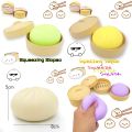 Squishy toys siopao with case steamed stuff bun toys Anti stress ball fidget playset best gift. 