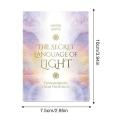 【LuxeGlow】45 PCS The Secret Language Of Light Oracle Tarot Card Board Game Cards Fun Game Family Friends Entertainment Table Games Cards. 