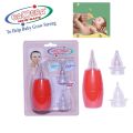 CAMERA Manual Baby Nasal Aspirator with 3 size tips- Baby Nose cleaner with Nasal Bulb. 