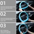 Automotive Silicone Steering Wheel Cover Protective Cover Automotive Decorative Steering Wheel Soft Silicone Multi Color. 