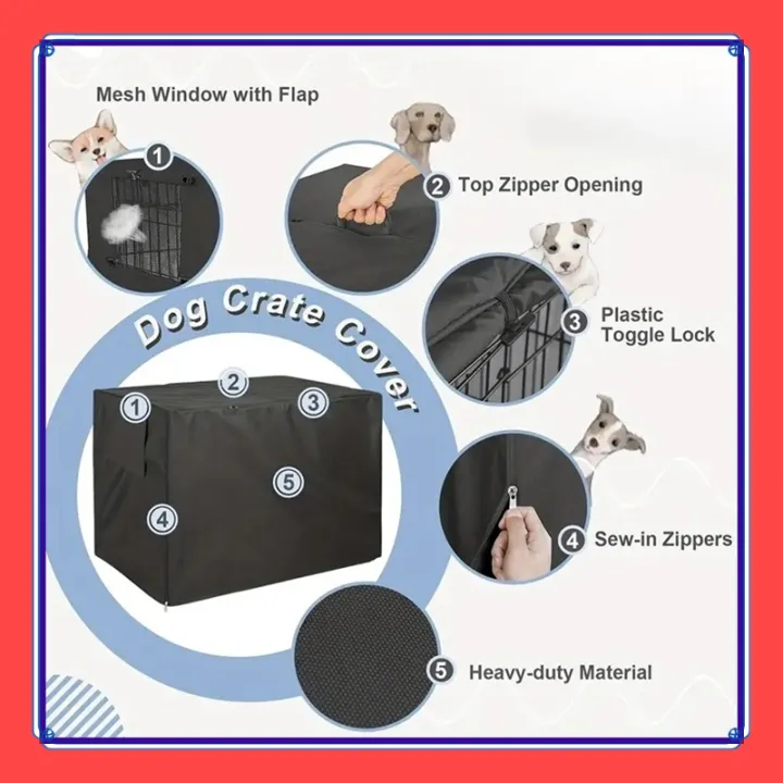 VibeVendor%20Dog%20Cage%20Cover%20Dog%20Kennel%20Cover%20Pet%20Crate%20Cover%20Windproof%20Dog%20Kennel%20Cover%20Waterproof%20Dog%20Cat%20Cage%20Cover%20gelaoph%20-%20Image%203