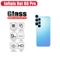 ShockProof Case for Infinix Hot 60 Pro Ceramic Tempered Glass 3 in 1 Infinix Hot 60 Hot 60i Screen Protector Camera Lens Film. 