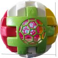 Plastic Hand Ball Rattle Sound Develop Intelligence Baby Kids Toddler Assembling Block Construction Set Educational Activity Multi-color Gift Toy. 