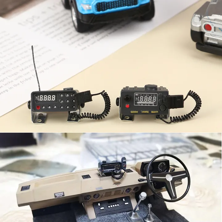 Model Simulation Mini Car Phone Decorate for 1/10 RC Crawler Car TRX4 Defender TRX6 AXIAL SCX10 II 90046 RC4WD D90 Parts