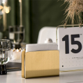 Nordic Gilded Napkin Holder Iron Art Gold Vertical Tissue Box Tissues Storage Holders Hotel Restaurant Desktop Decorate. 