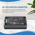 Newest AC 6In1 220V 100A Single Phase Digital Panel Amp Volt Current Meter Watt Kwh Power Factor Meter with Coil CT. 