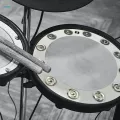 Bass Drum Tambourine Snare Drum Effect Bell Sturdy 12 Single Row Bells Mountable Durable Bass Drum. 