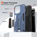 lthmy for Samsung Galaxy M33 5G Case Dual Layer Soft TPU Hard PC Back Stand Cover. 