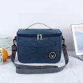 Portable Lunch Bag Food Thermal Box Durable Waterproof Office Cooler Lunchbox With Shoulder Strap Organizer Insulated Case. 