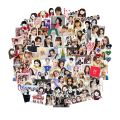 100pcs/set Kpop IVE Stickers Pack Ive Album Photocards Eleven Kpop Cute Girls Photo Sticker Fans Collection Gift Cartoon Labels. 