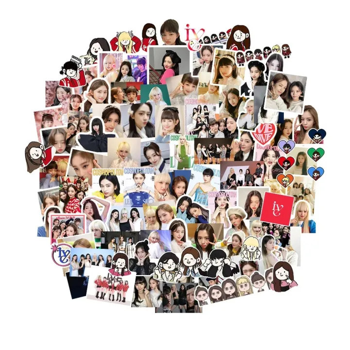 100pcs/set%20Kpop%20IVE%20Stickers%20Pack%20Ive%20Album%20Photocards%20Eleven%20Kpop%20Cute%20Girls%20Photo%20Sticker%20Fans%20Collection%20Gift%20Cartoon%20Labels%20-%20Image%205