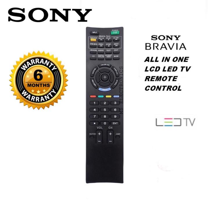 Sony Bravia LED Smart Tv Remote controller