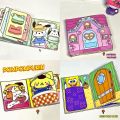 Gift DIY Quiet Book Sanrio Kuromi Sticker Book Melody Hand-made Activity Busy Book Kids. 