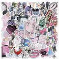 NEW 60/123PCS Y2K Domi Lolita Girls Gothic Pink Stickers Cute Anime Aesthetic Decals Phone Case Laptop Stationery Car Toy Sticker. 