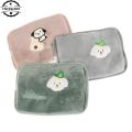 hot pack Reusable Electric Hot Water Bag Warmer Heat Pack Cute Rechargeable Safety Rabbit Fur Reusable Hot Water Bottle US/EU Plug HandFirst Aid Kits. 
