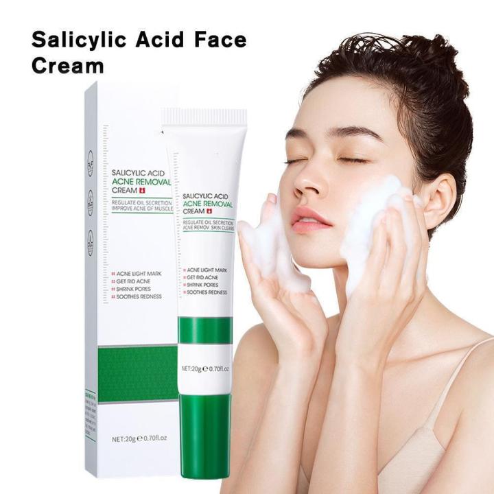 BIOAQUA Salicylic Acid Acne Removal Cream for pimples pustule Cystic acnes and Blackhead Removal