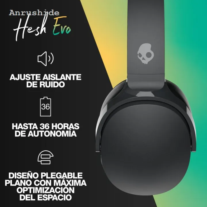 Original%20Skullcandy%20Hesh%20Evo%20Wireless%20Bluetooth%20Headphones%20Long%20Endurance%20Profesional%20Earphones%20Foldable%20storage%20High%20sound%20Earbuds%20With%20Mic%20-%20Image%202