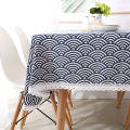 【ZOSR】Pastoral Style Lace Tablecloth 2 4 6 Seater Rectangular Dining Table Cloth Dustproof Round Table Cover. 