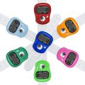 Random Color Finger Counter Digital LED Electronic Handheld Tally Counter Clicker Finger Ring Digit Stitch Marker. 