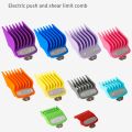 10PCS Clipper Guards for Wahl Clipper, Colored Hair Clipper Cutting Guides with Metal Clip From 1/16 Inch to 1 Inch. 