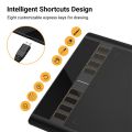 UGEE M708 V3 Graphics Drawing Tablet 10X6 Inch Digital Pen Tablets with 8 Shortcuts 8192 Levels Compatible Android Windows. 