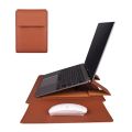 New Laptop Bag Stand Case PU Leather Professional Ultrabook Sleeve Shockproof Cover For 11 13 15 HP Dell Lenovo Huawei Xiaomi. 