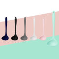 Kitchen Ladle Anti-scald Flexible Silicone Long Handle Soup Scoop Cooking Spoon for Home. 