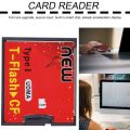 Red Black T-Flash to CF type1 Compact Flash Memory Card UDMA Adapter. 