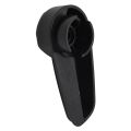 Machine cover pull handle-1x Bonnet Release Cable Handle-Black. 