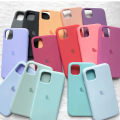 iPhone 11 Pro Max High Quality Apple Silicone Case Slim Fit Smooth Touch Anti Slip Shockproof Back Cover with Velvet Lining Interior. 